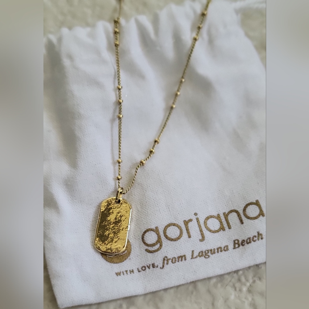Gorjana Griffin Dog Tag Necklace